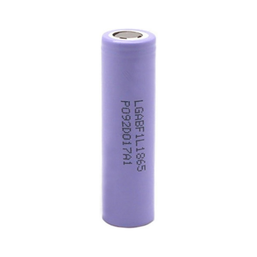 Акумулятор 18650 3350mAh, 4.875A, 4.2/3.7/2.5V, Purple LG (INR18650 F1L) - фото 1