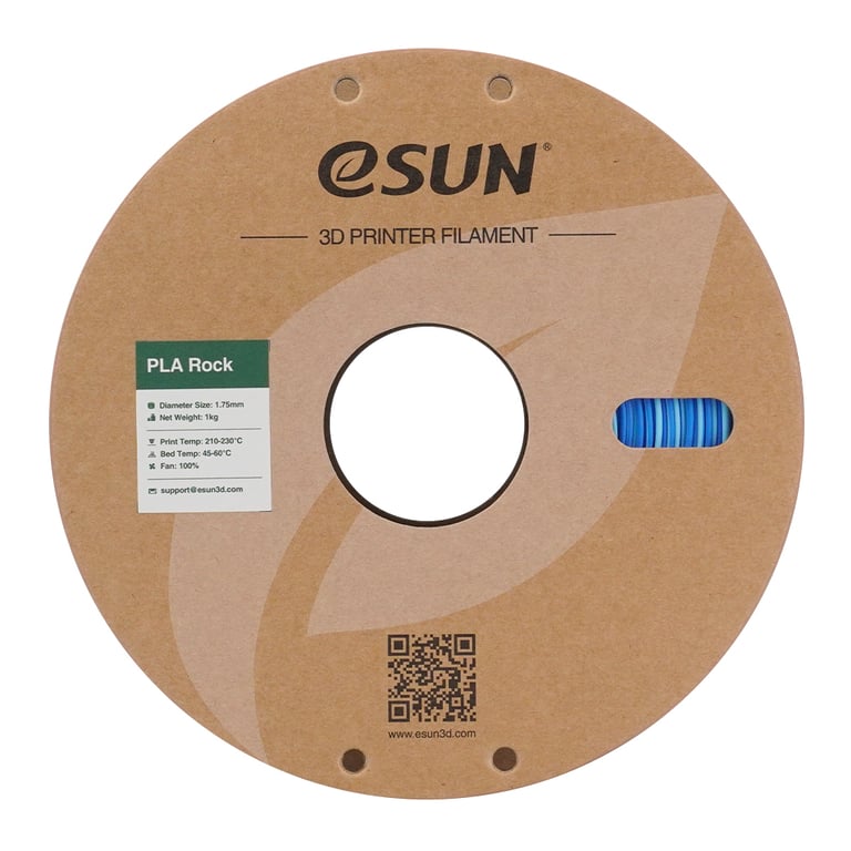 Пластик для 3D-принтера eSUN PLA Rock 1,75mm 1kg BLUESCHIST (PLA-ROCK175O-BC1P1) - фото 4