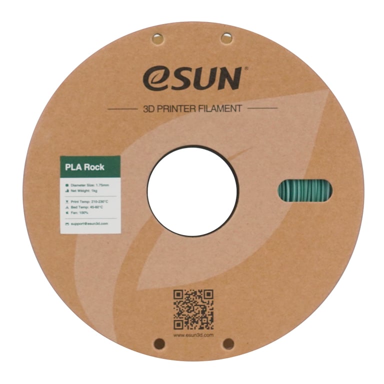 Пластик для 3D-принтера eSUN PLA Rock 1,75mm 1kg HORNFELS (PLA-ROCK175O-HO1P1) - фото 4