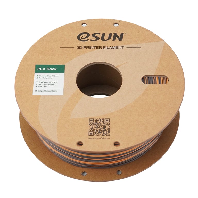 Пластик для 3D-принтера eSUN PLA Rock 1,75mm 1kg PEGMATITE (PLA-ROCK175O-PE1P1) - фото 3