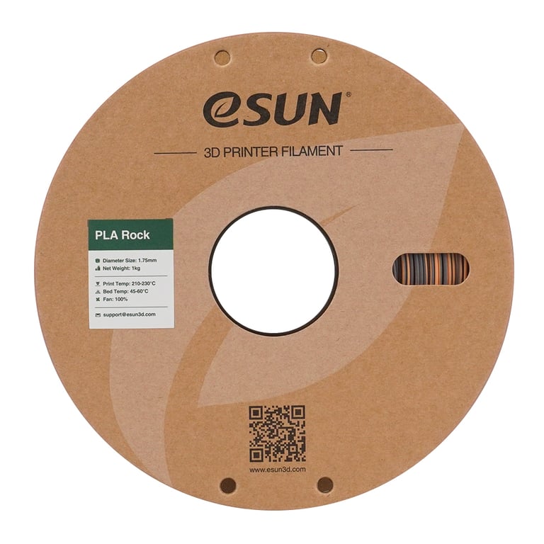 Пластик для 3D-принтера eSUN PLA Rock 1,75mm 1kg PEGMATITE (PLA-ROCK175O-PE1P1) - фото 4