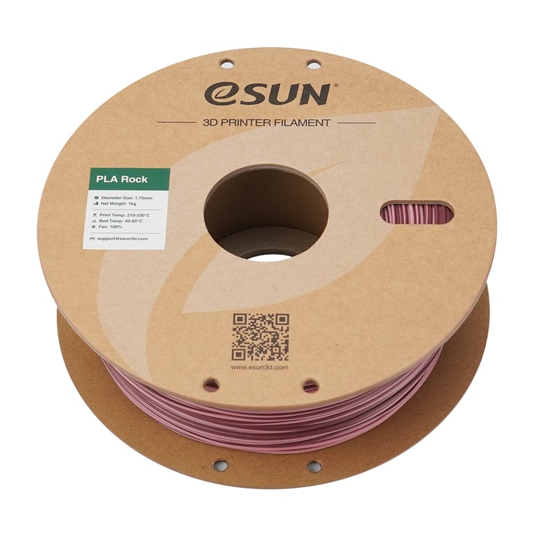 Пластик для 3D-принтера eSUN PLA Rock 1,75mm 1kg QUARTZITE (PLA-ROCK75O-QT1P1) - фото 3
