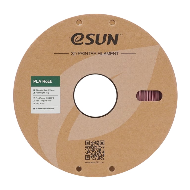 Пластик для 3D-принтера eSUN PLA Rock 1,75mm 1kg QUARTZITE (PLA-ROCK75O-QT1P1) - фото 4