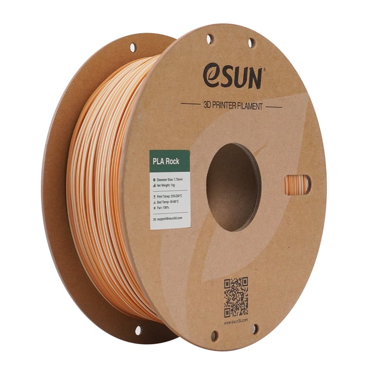 Пластик для 3D-принтера eSUN PLA Rock 1,75mm 1kg SANDSTONE (PLA-ROCK175O-SA1P1) - фото 1