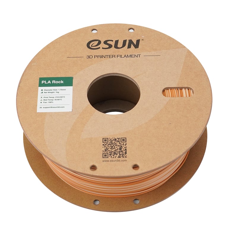 Пластик для 3D-принтера eSUN PLA Rock 1,75mm 1kg SANDSTONE (PLA-ROCK175O-SA1P1) - фото 3