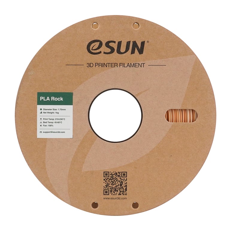 Пластик для 3D-принтера eSUN PLA Rock 1,75mm 1kg SANDSTONE (PLA-ROCK175O-SA1P1) - фото 4