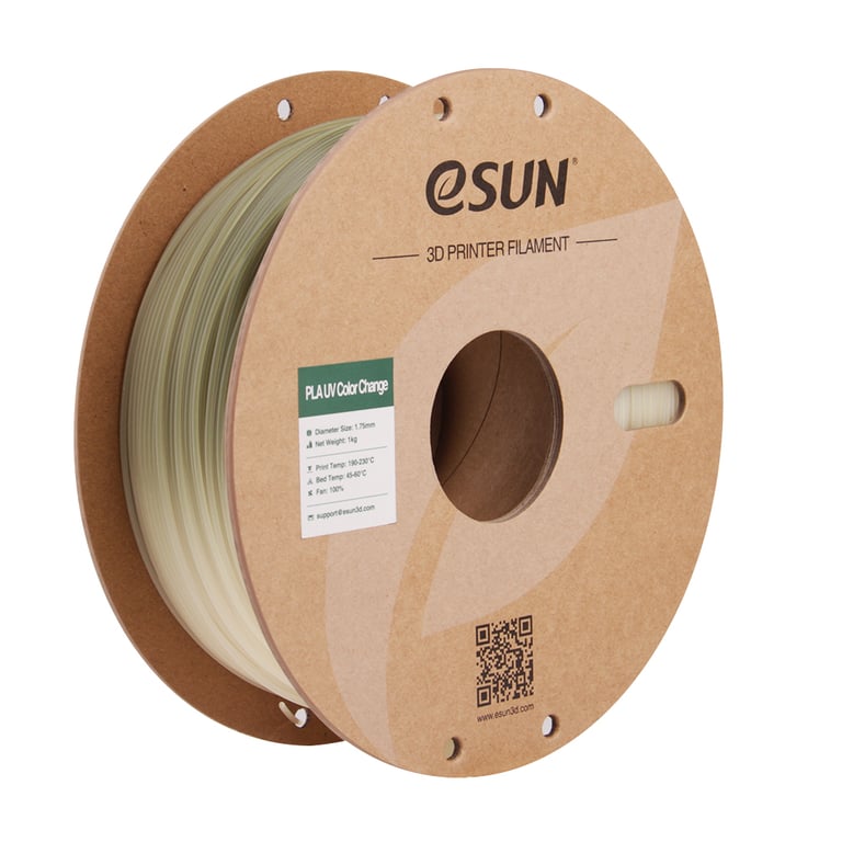 Пластик для 3D-принтера eSUN PLA UV 1,75mm 1kg Green (PLA-UV CC175UV-G1P1) - фото 1