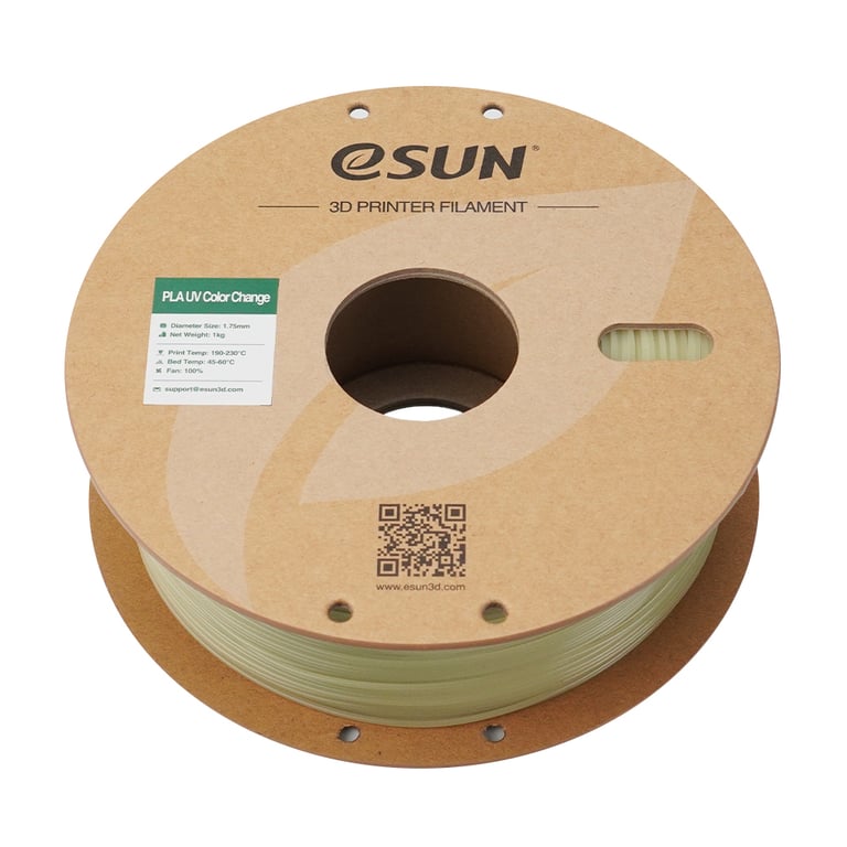 Пластик для 3D-принтера eSUN PLA UV 1,75mm 1kg Green (PLA-UV CC175UV-G1P1) - фото 3