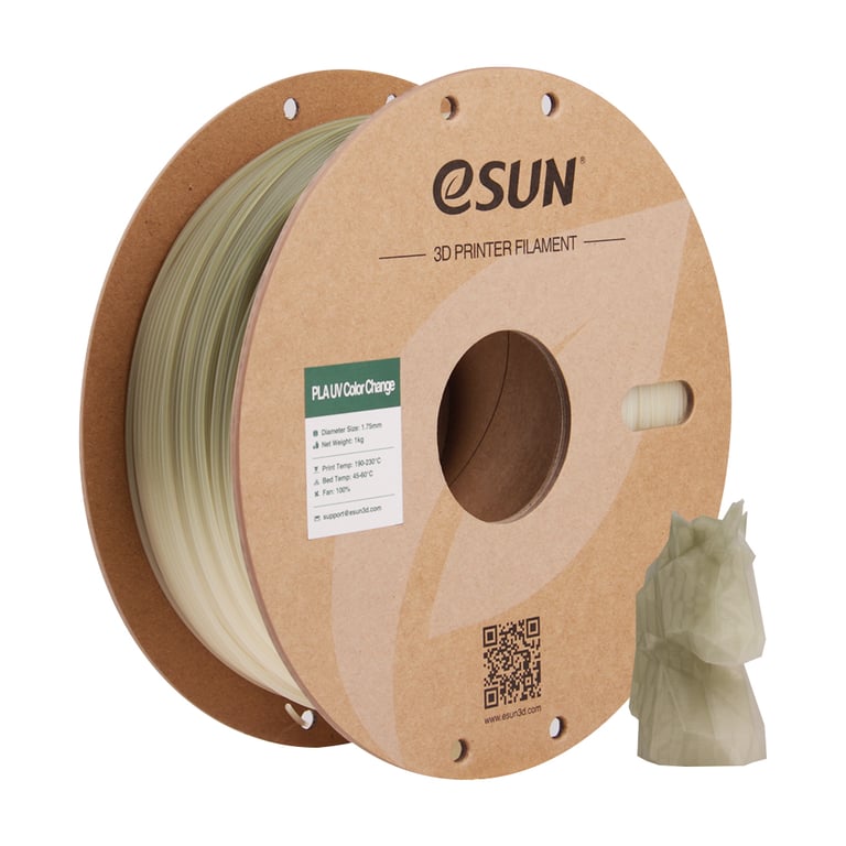 Пластик для 3D-принтера eSUN PLA UV 1,75mm 1kg Green (PLA-UV CC175UV-G1P1) - фото 5
