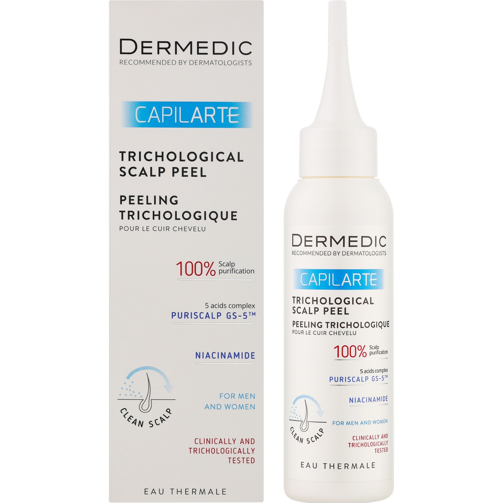 Скраб для шкіри голови Dermedic Capilarte Трихологічний пілінг 150 мл (5901643177980) - фото 1