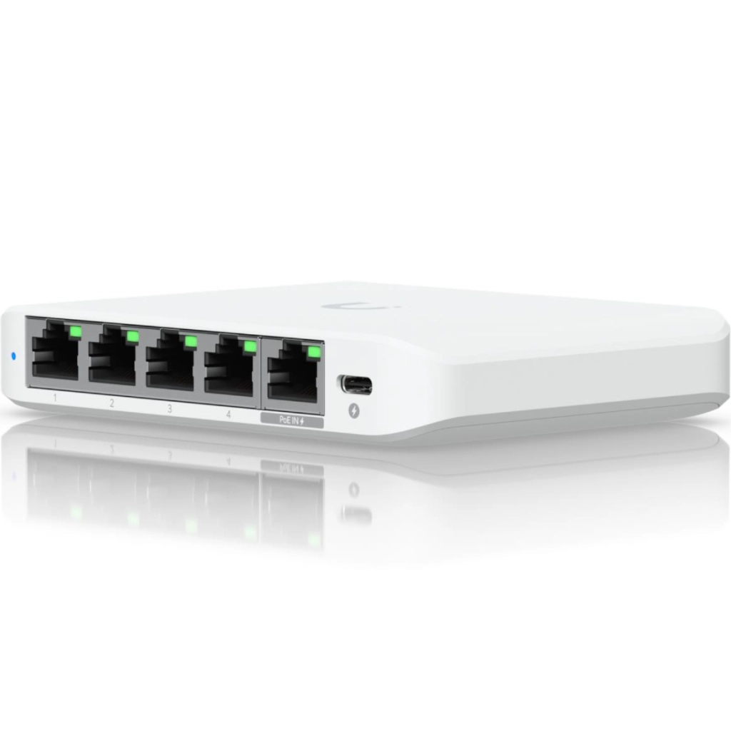 Комутатор мережевий Ubiquiti USW-FLEX-2.5G-5 - фото 2 Комутатор мережевий Ubiquiti USW-FLEX-2.5G-5 - фото 2