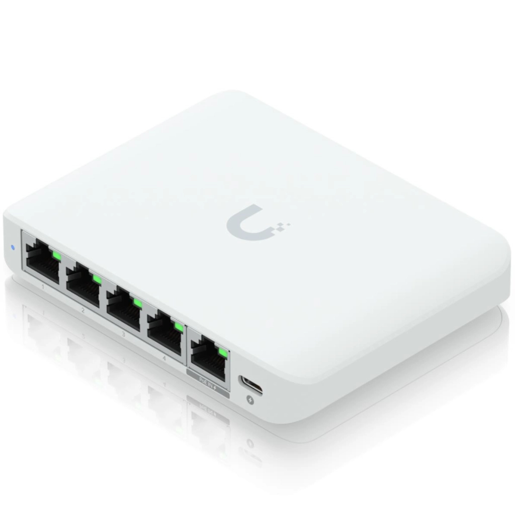 Комутатор мережевий Ubiquiti USW-FLEX-2.5G-5 - фото 3 Комутатор мережевий Ubiquiti USW-FLEX-2.5G-5 - фото 3