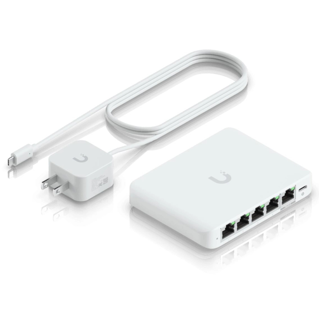 Комутатор мережевий Ubiquiti USW-FLEX-2.5G-5 - фото 6 Комутатор мережевий Ubiquiti USW-FLEX-2.5G-5 - фото 6