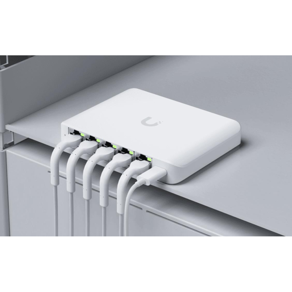 Комутатор мережевий Ubiquiti USW-FLEX-2.5G-5 - фото 7 Комутатор мережевий Ubiquiti USW-FLEX-2.5G-5 - фото 7