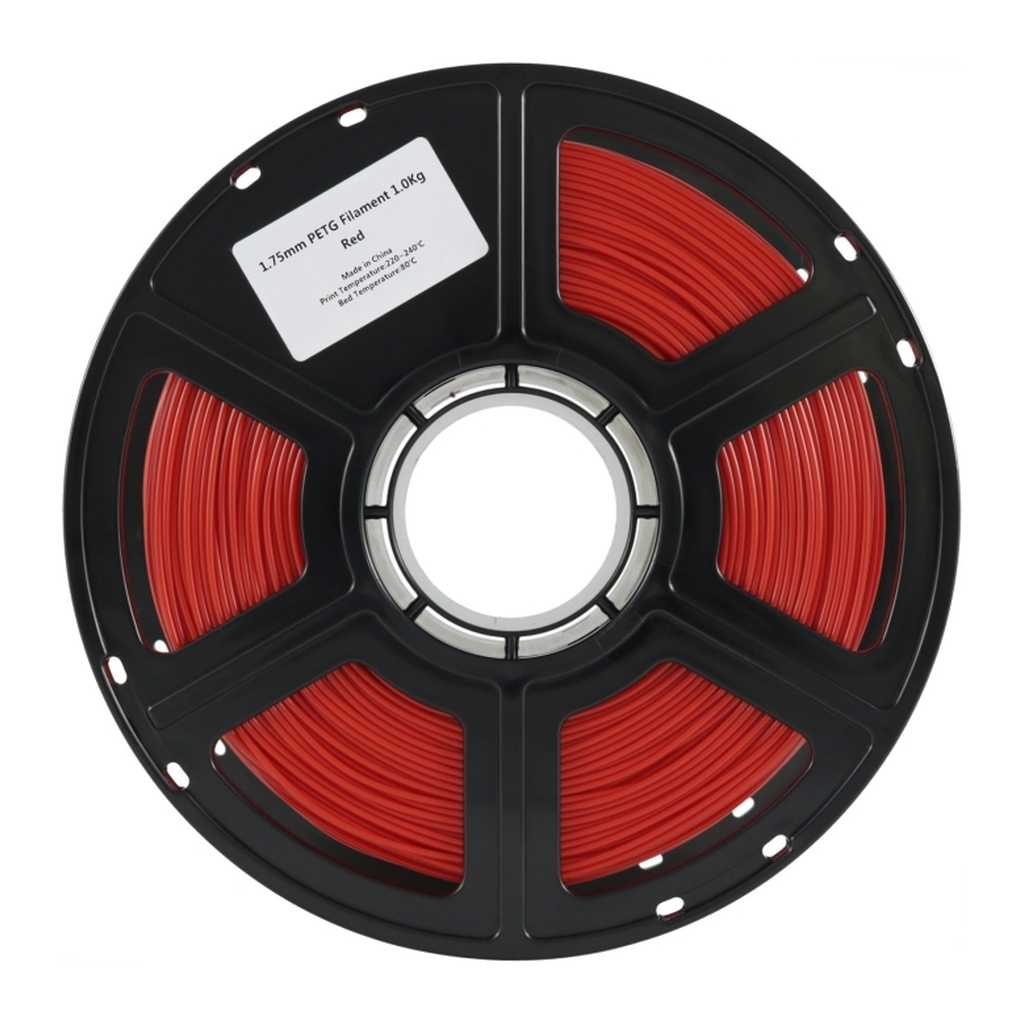 Пластик для 3D-принтера Flashforge PETG 1,75mm 1kg Red (PETR1) - фото 2 Пластик для 3D-принтера Flashforge PETG 1,75mm 1kg Red (PETR1) - фото 2