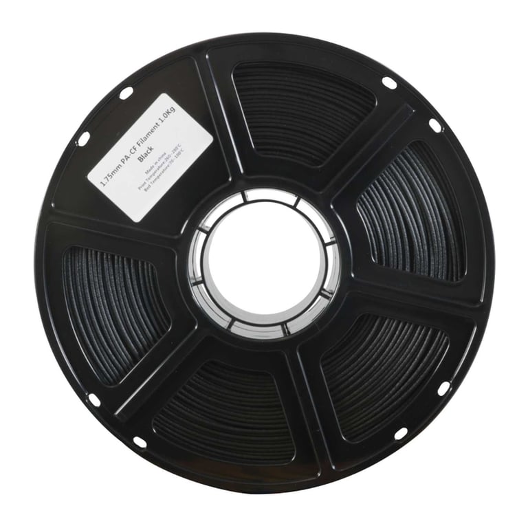 Пластик для 3D-принтера Flashforge PA-CF PA12-CF Carbon 1,75mm 1,0kg Black (PA-CF PA12-CF) - фото 2