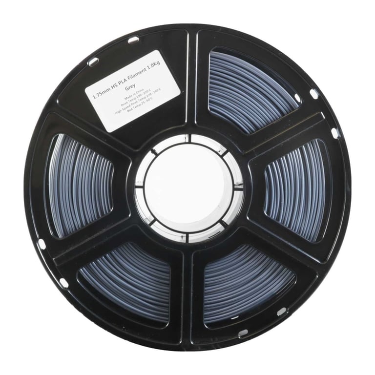 Пластик для 3D-принтера Flashforge PLA High speed 1,75mm 1kg GREY (90009988001) - фото 2