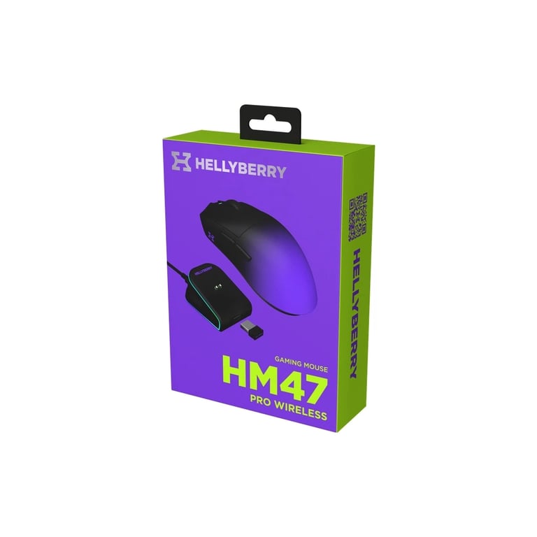 Мишка Hator Hellyberry HM47 Pro RGB Wireless/Bluetooth/USB Black/Violet (HM47PRO_black_violet) - фото 9