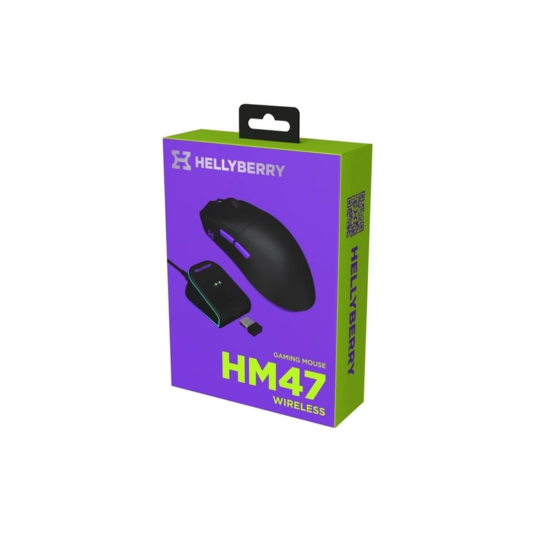 Мишка Hator Hellyberry HM47 Wireless Black/Violet (HM47_black_violet) - фото 10