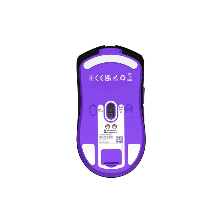 Мишка Hator Hellyberry HM47 Wireless Black/Violet (HM47_black_violet) - фото 7