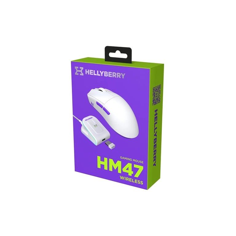 Мишка Hator Hellyberry HM47 Wireless White/Violet (HM47_white_violet) - фото 10