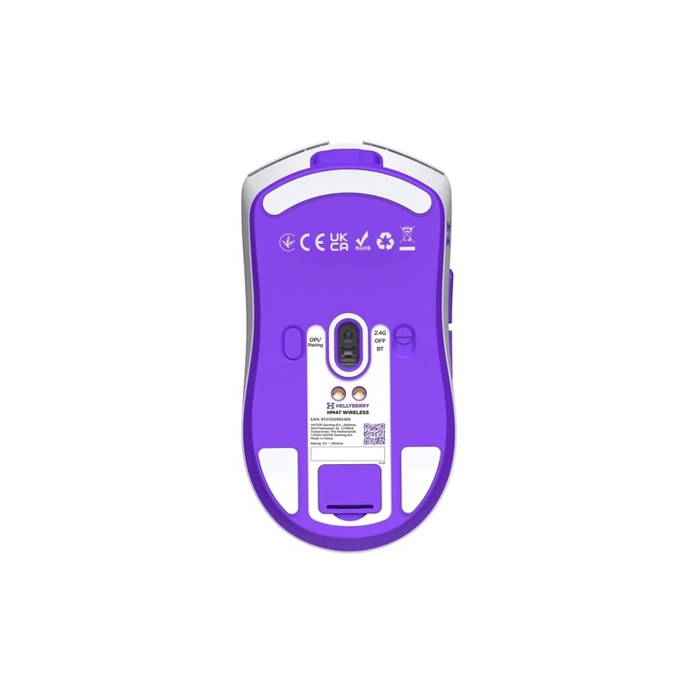 Мишка Hator Hellyberry HM47 Wireless White/Violet (HM47_white_violet) - фото 7