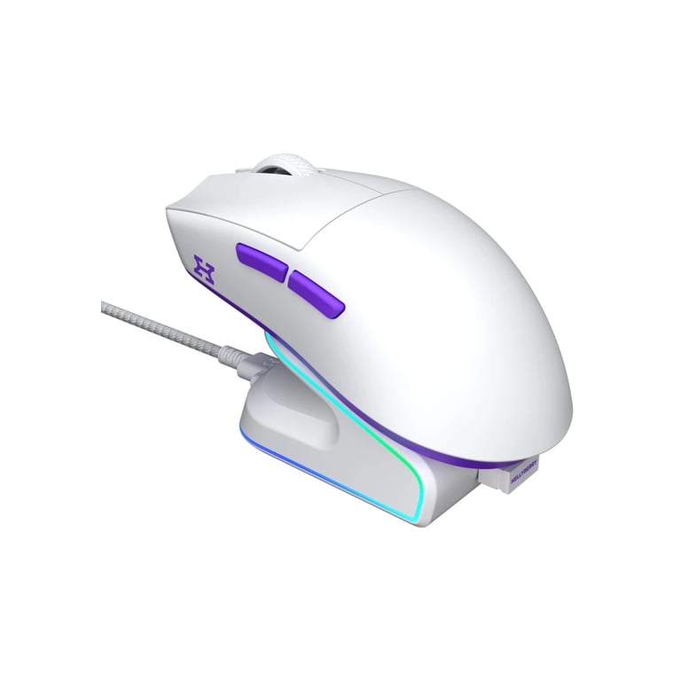 Мишка Hator Hellyberry HM47 Wireless White/Violet (HM47_white_violet) - фото 8