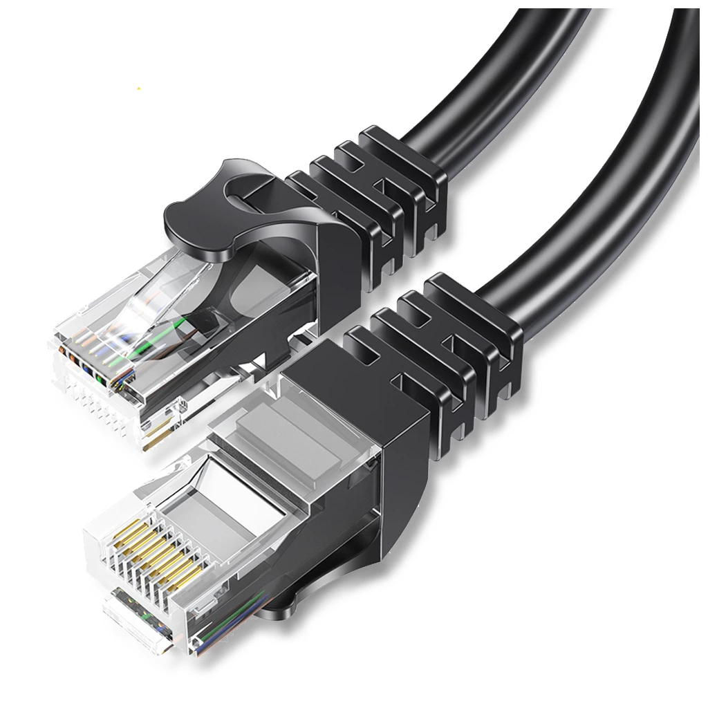 Патч-корд 10м UTP cat 6 RJ45 TopSpeed Ethernet Flat Cable Black Essager (EXCWXB-JSF01) - фото 1 Патч-корд 10м UTP cat 6 RJ45 TopSpeed Ethernet Flat Cable Black Essager (EXCWXB-JSF01) - фото 1