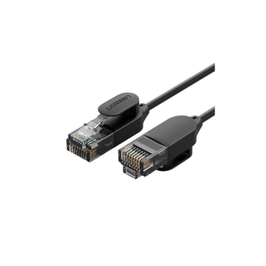 Патч-корд 10м UTP cat 6A Pure Copper Ethernet Cable OD2.8 NW122 Black Ugreen (70656) - фото 1