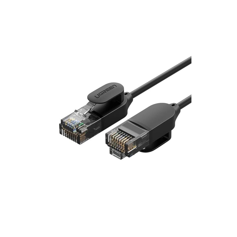 Патч-корд 10м UTP cat 6A Pure Copper Ethernet Cable OD2.8 NW122 Black Ugreen (70656) - фото 1