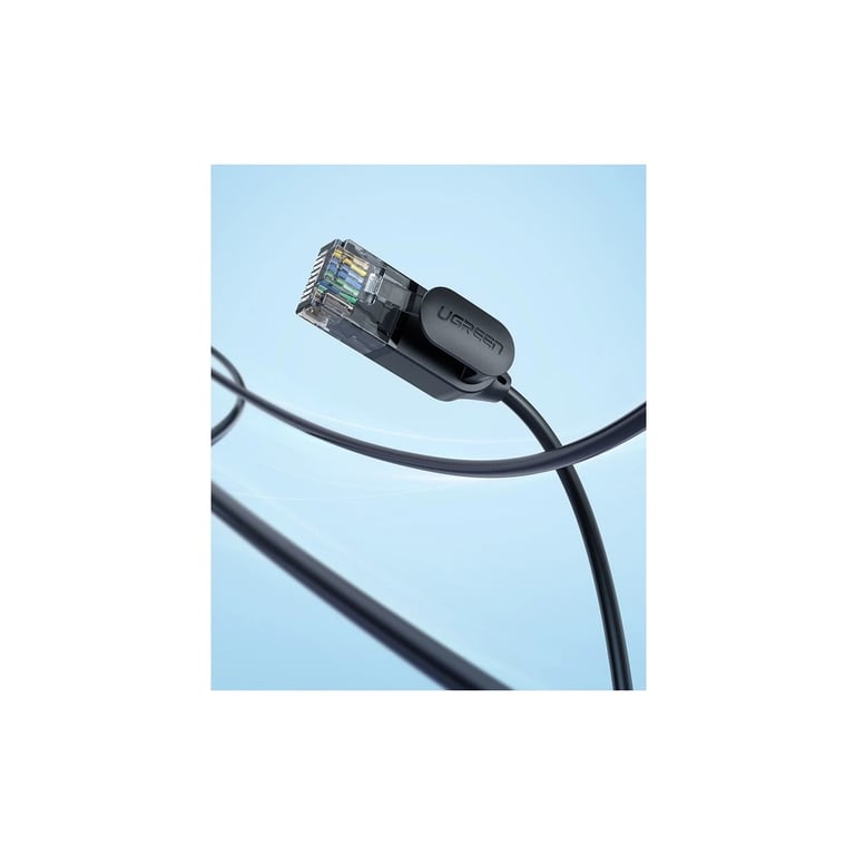 Патч-корд 10м UTP cat 6A Pure Copper Ethernet Cable OD2.8 NW122 Black Ugreen (70656) - фото 3