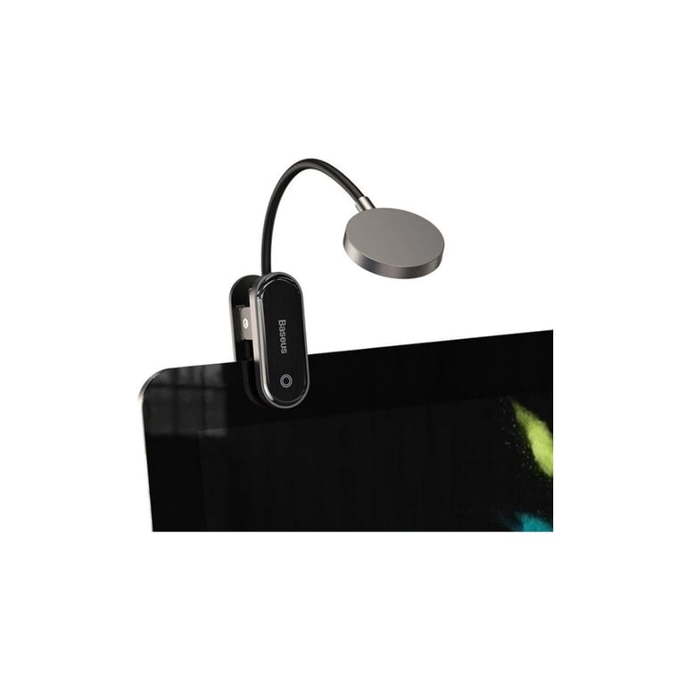 Настільна лампа Baseus Comfort Reading Mini Clip Lamp with battery Dark Gray (DGRAD-0G) - фото 2