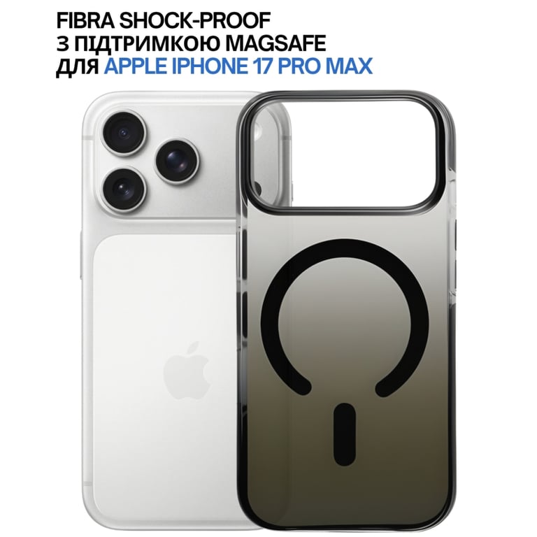 Чохол до мобільного телефона BeCover FIBRA Shock-Proof MagSafe Apple iPhone 17 Pro Max Black (715468) - фото 4