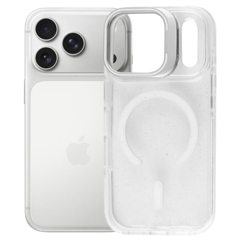 Чохол до мобільного телефона BeCover FIBRA Star Shine MagSafe Apple iPhone 17 Pro White (715431) - фото 1