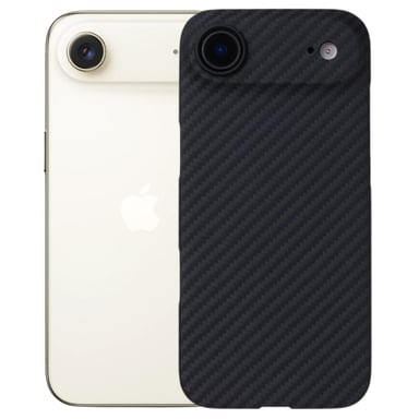 Чохол до мобільного телефона BeCover FIBRA Carbonite MagSafe Apple iPhone 17 Air Black (715407) - фото 1