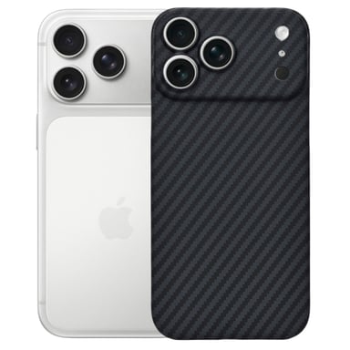 Чохол до мобільного телефона BeCover FIBRA Carbonite MagSafe Apple iPhone 17 Pro Max Black (715410) - фото 1