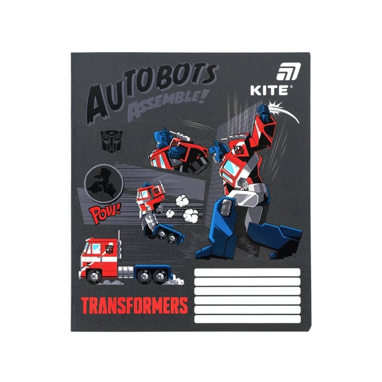 Зошит Kite Transformers, 12 аркушів, клітинка (TF26-232) - фото 3
