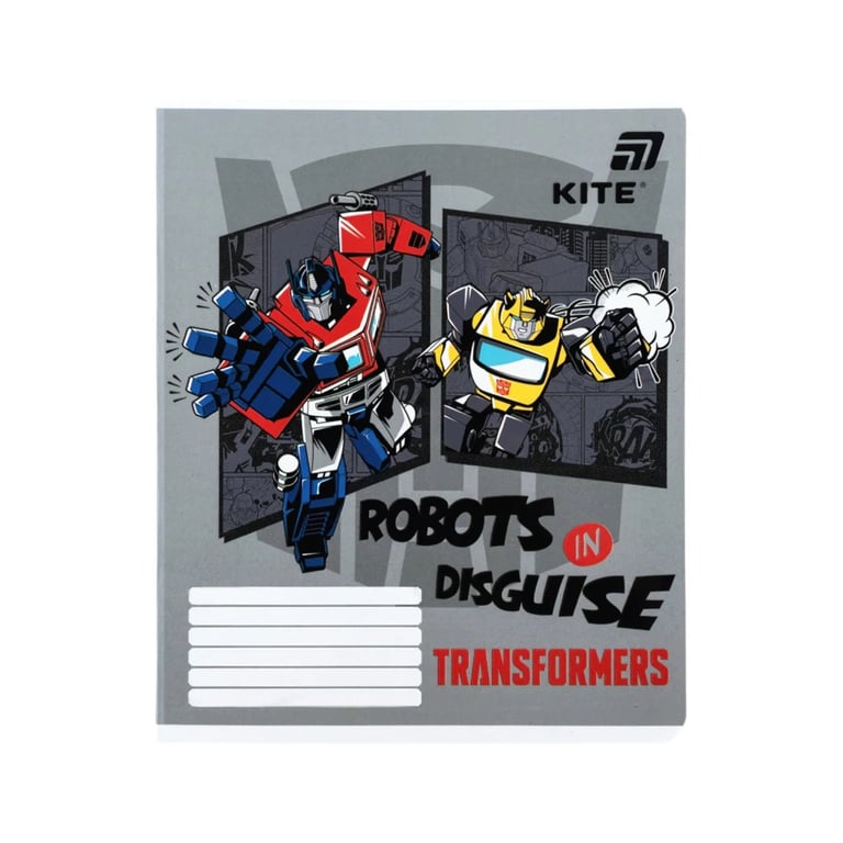 Зошит Kite Transformers, 12 аркушів, клітинка (TF26-232) - фото 5