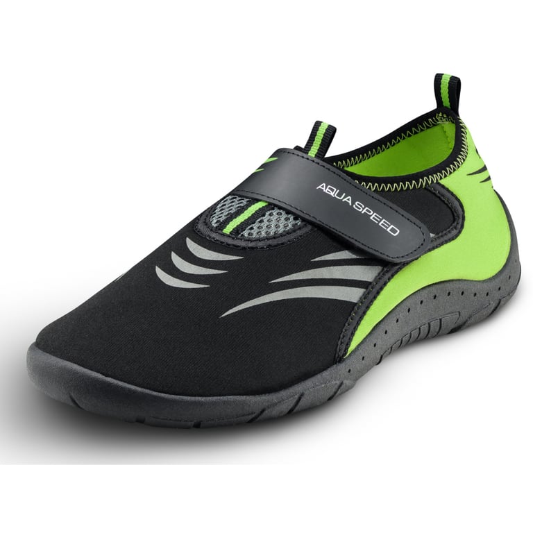 Аквашузи Aqua Speed Aqua Shoe Model 642-27A чорний, сірий, жовтий 42 (5908217676023) - фото 3