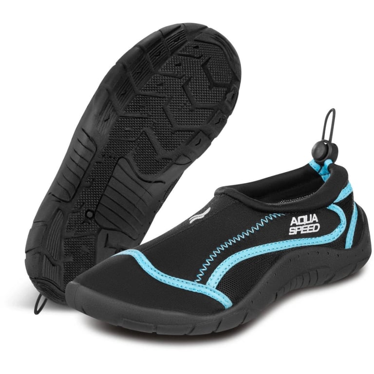 Аквашузи Aqua Speed Aqua Shoe Model 704-28C чорний, синій 37 (5908217695505) - фото 1