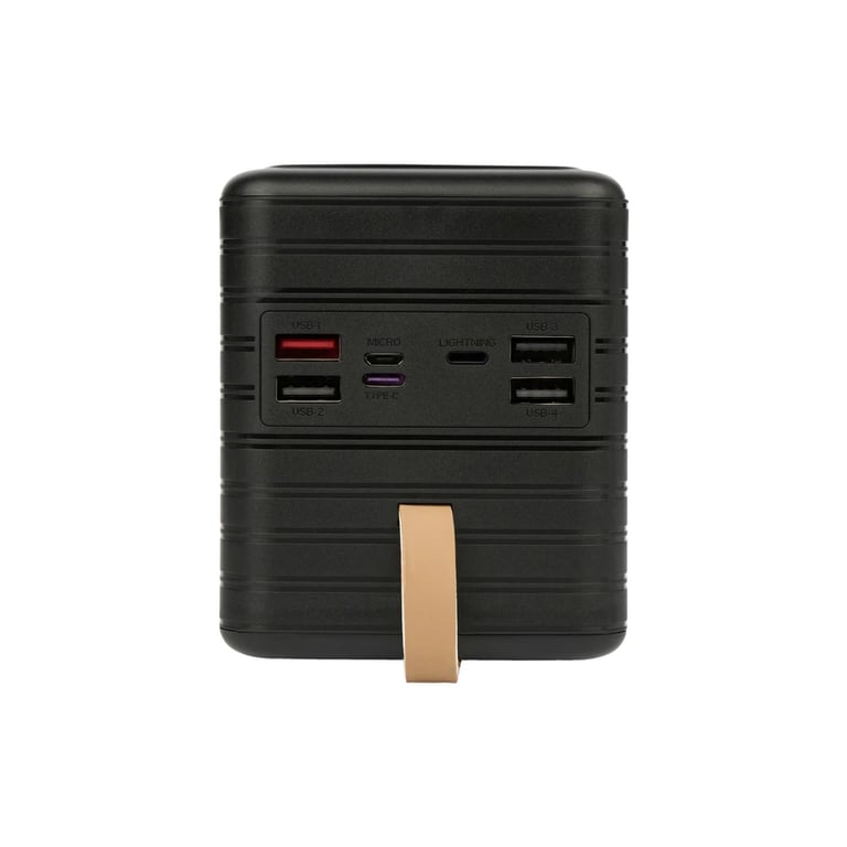 Батарея універсальна AURA NRG-P100 100000mAh 22.5W Black (PBANRG-P100B) - фото 3