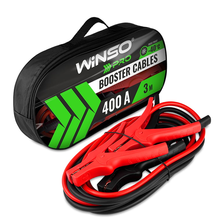 Дроти для запуску для автомобіля WINSO PRO сила стуму 400A, довжина 3.0м (138140) - фото 4
