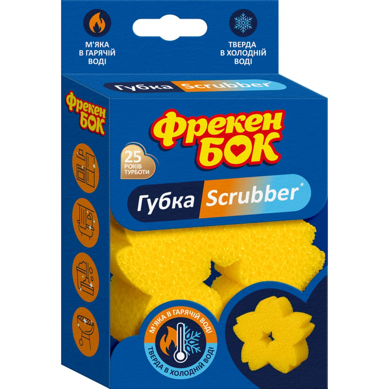 Губки кухонні Фрекен БОК Scrubber 1 шт. (4823071668520)