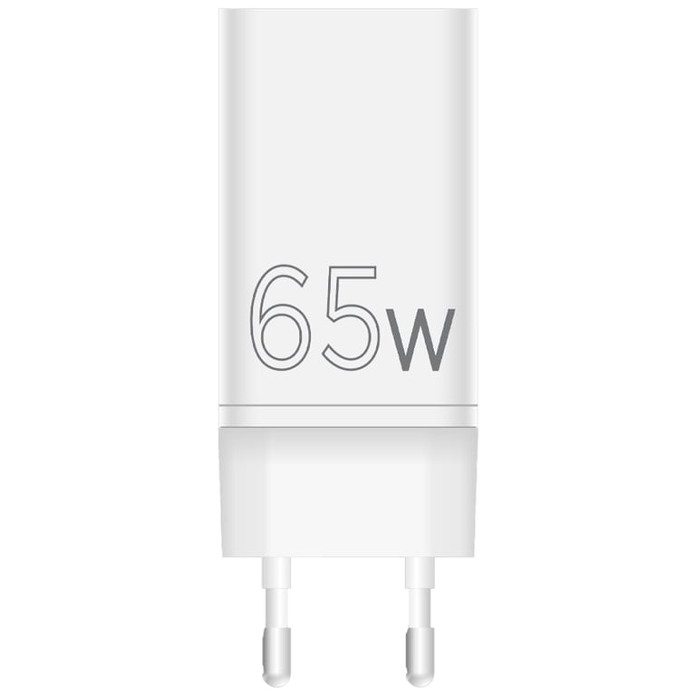 Зарядний пристрій Sigma 2xUSB-C PD65W + 1xUSB QC3.0 GaN X-power PS65-01 white (4827798637715) - фото 2