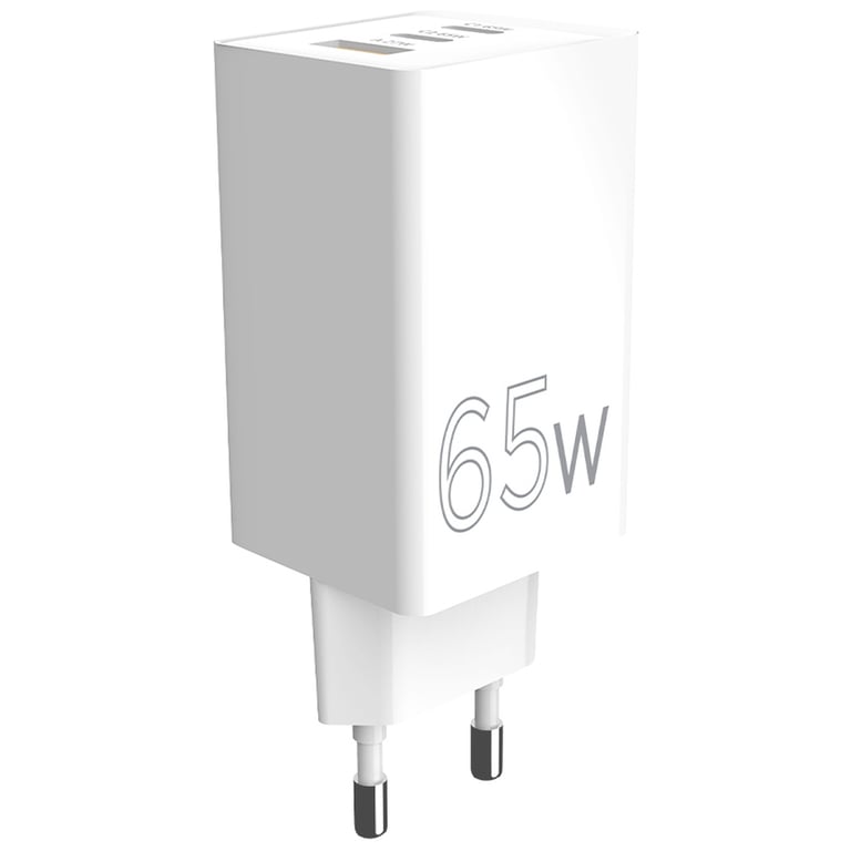 Зарядний пристрій Sigma 2xUSB-C PD65W + 1xUSB QC3.0 GaN X-power PS65-01 white (4827798637715) - фото 7