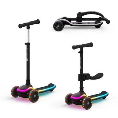 Самокат Kinderkraft 2-в-1 Raket Up Black (KRRAUP00BLK0000) (5902533930029) - фото 1