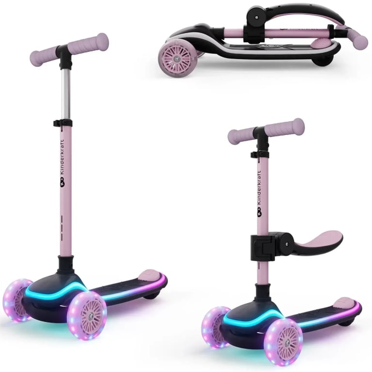 Самокат Kinderkraft 2-в-1 Raket Up Pink (KRRAUP00PNK0000) (5902533930036) - фото 1