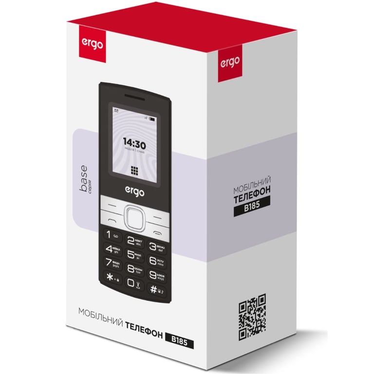 Мобільний телефон Ergo B185 Red - фото 7