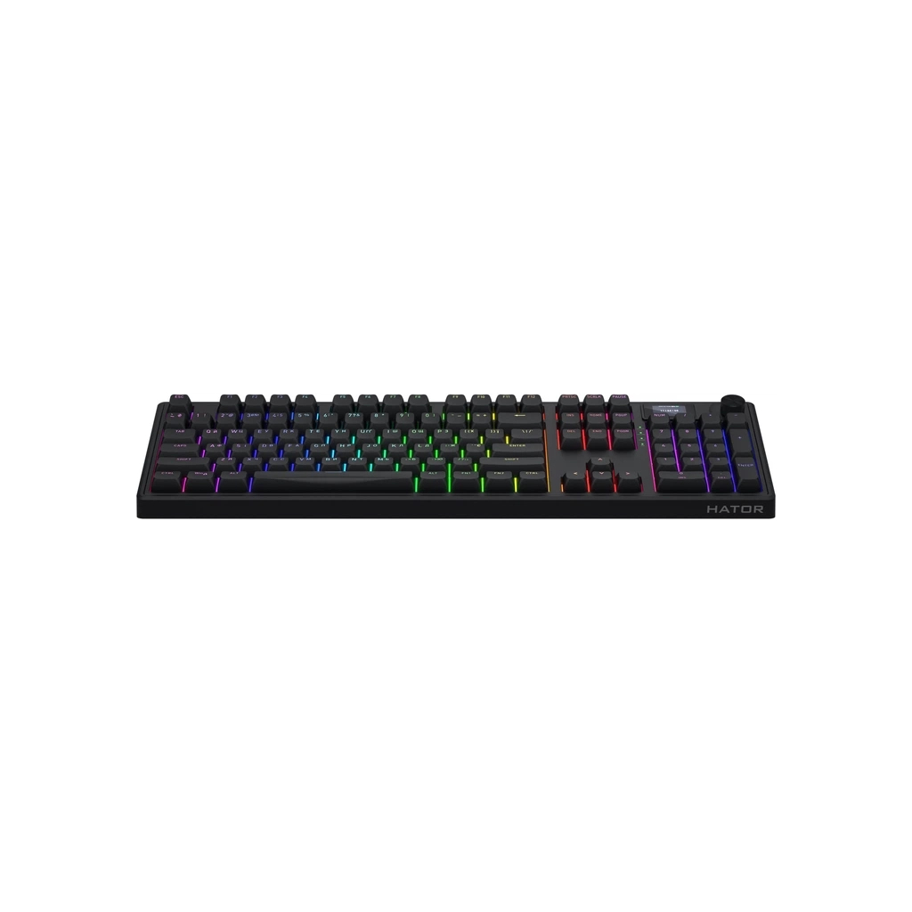 Клавіатура Hator Skyfall 100 PRO Aurum Vanila Silent RGB Wireless/Bluetooth/USB UA Black (HTK4101UA) - фото 2 Клавіатура Hator Skyfall 100 PRO Aurum Vanila Silent RGB Wireless/Bluetooth/USB UA Black (HTK4101UA) - фото 2