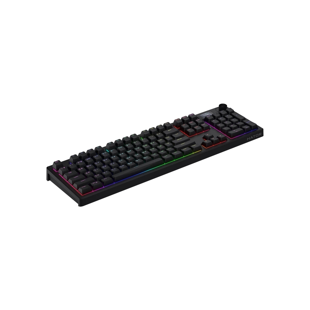 Клавіатура Hator Skyfall 100 PRO Aurum Vanila Silent RGB Wireless/Bluetooth/USB UA Black (HTK4101UA) - фото 4 Клавіатура Hator Skyfall 100 PRO Aurum Vanila Silent RGB Wireless/Bluetooth/USB UA Black (HTK4101UA) - фото 4